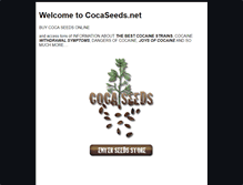 Tablet Screenshot of cocaseeds.net